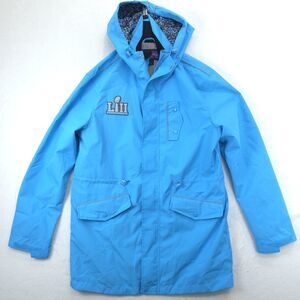 Super Bowl LII 52 Hooded Jacket Mens Size Medium Blue Minnesota